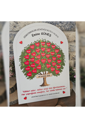 Öğretmenler Günü Hatıra Sevgi Ağacı…