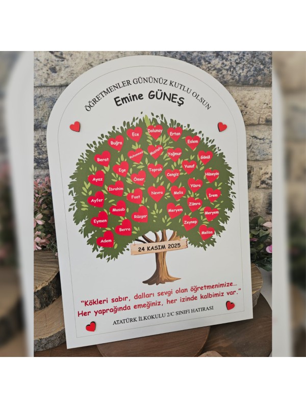 Öğretmenler Günü Hatıra Sevgi Ağacı&hellip;