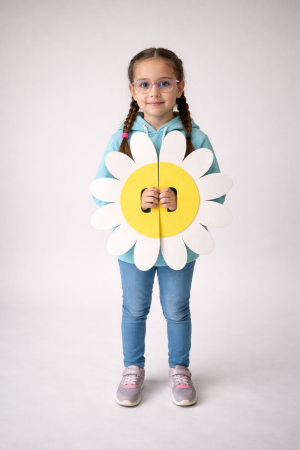 Keçe Papatya Gösteri Plakası | Çift Taraflı Okul Etkinlik Aksesua&hellip;