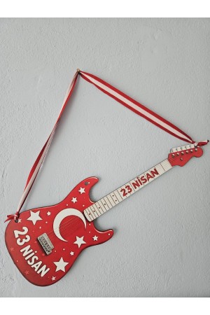 23 Nisan Temalı Ahşap Gösteri Gitarı - Çocuklar İçin Gösteri A&hellip;