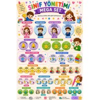 Sınıf Yönetimi Mega Set – 46 Adet Metal Öğrenci Rozeti