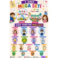 1. Sınıf Mega Seti – 106 Adet Metal Öğrenci Rozeti