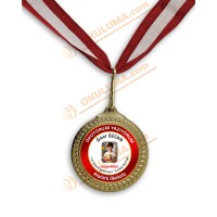 Okuyorum Yazıyorum Madalya (Model 2)