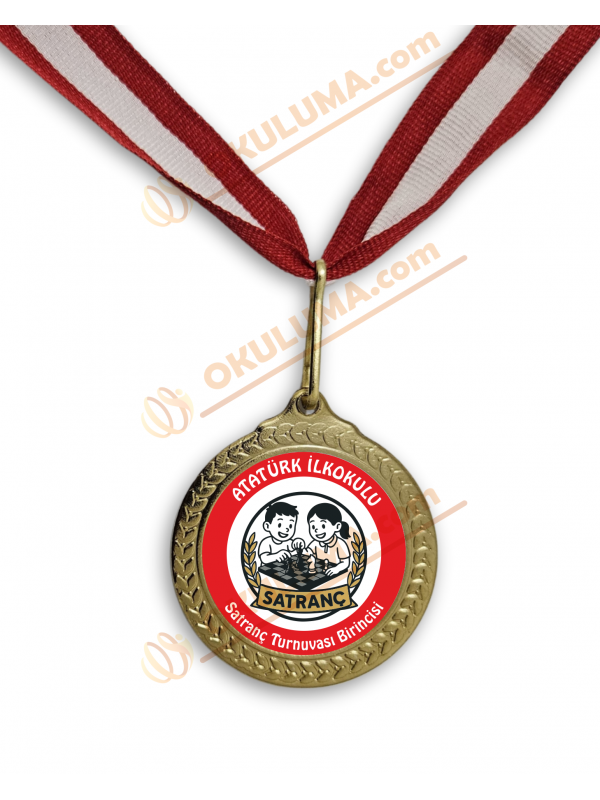 Satranç Turnuvası Birincilik Madalyası