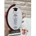 Oval Tasarım Kişiye Özel Mezuniyet Plaketi - Mürdüm & Gold Detaylı