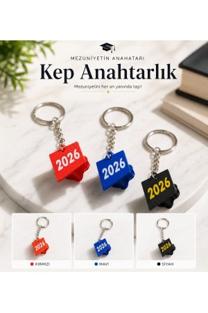 Mezuniyet Kepi Hatıra Anahtarlık 3D  - 2026 Seri&hellip;