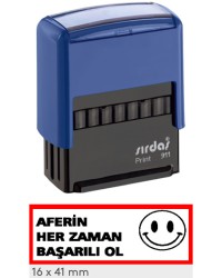 Aferin Her Zaman Başarılı Ol Öğretmen Kaşesi 