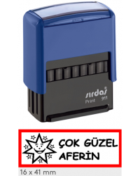 Çok Güzel Aferin Öğretmen Kaşesi 