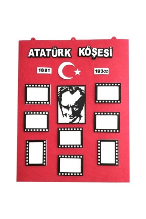 Atatürk Köşesi Keçe Sınıf Panosu - Zeminli…