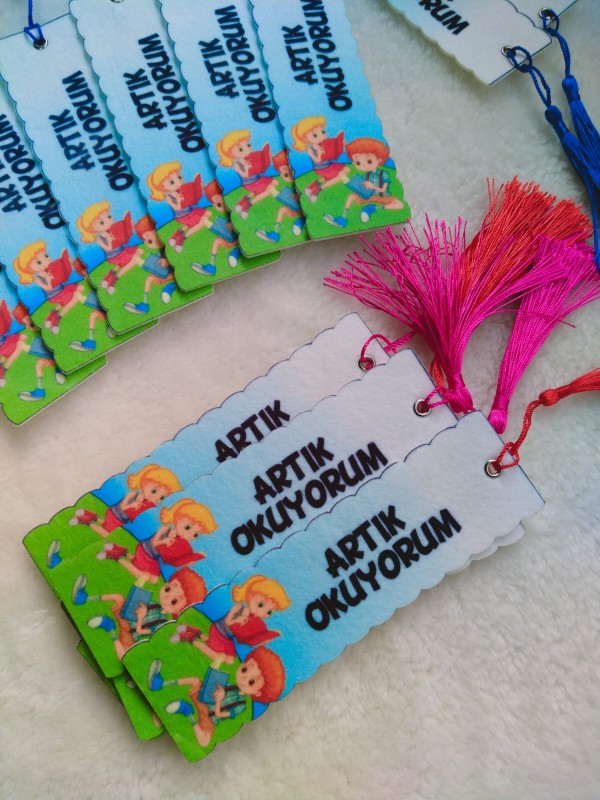 Artık Okuyorum Temalı Keçe Kitap Ayracı… Artık Okuyorum Temalı Keçe Kitap Ayracı…