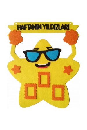 Haftanın Yıldızları Temalı Keçe Sınıf Panosu…