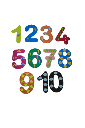 Figürlü Keçe Rakamlar Seti …