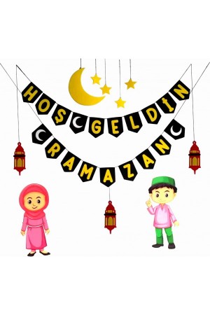 Hoş Geldin Ramazan Mahyalı Keçe Hatıra Panosu…