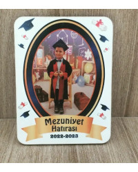 Mezuniyet Baskılı Çerçeve Magnet – Fotoğraflı