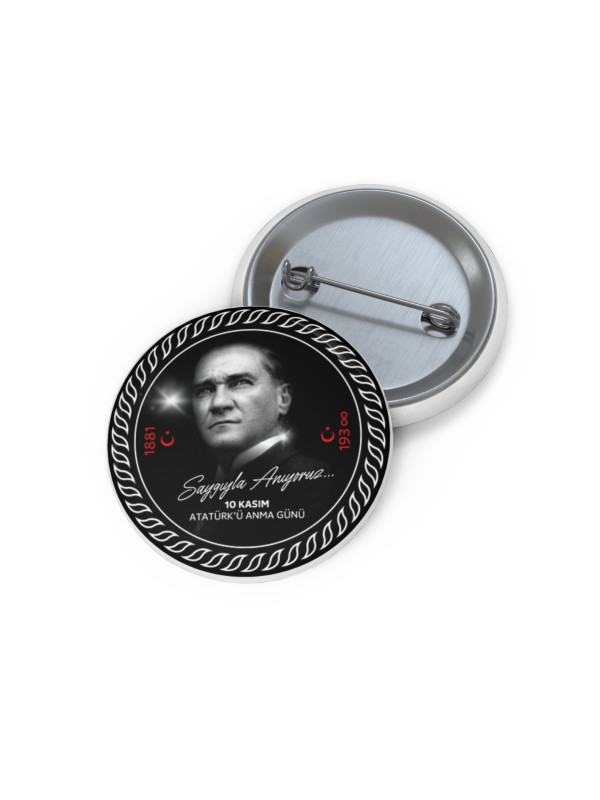 10 Kasım Metal Rozet (Model 2)… 10 Kasım Metal Rozet (Model 2)…