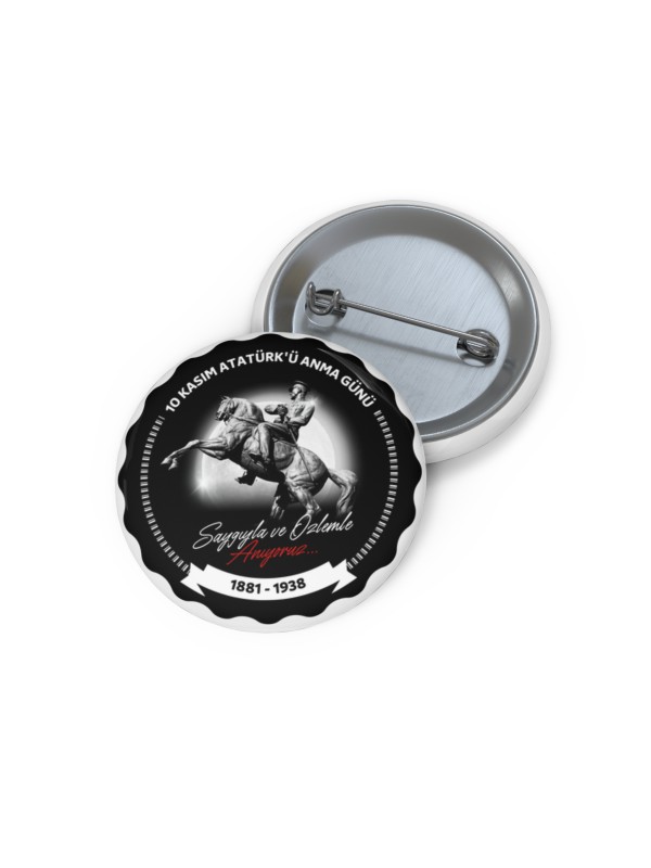 10 Kasım Metal Rozet (Model 4)&hellip;