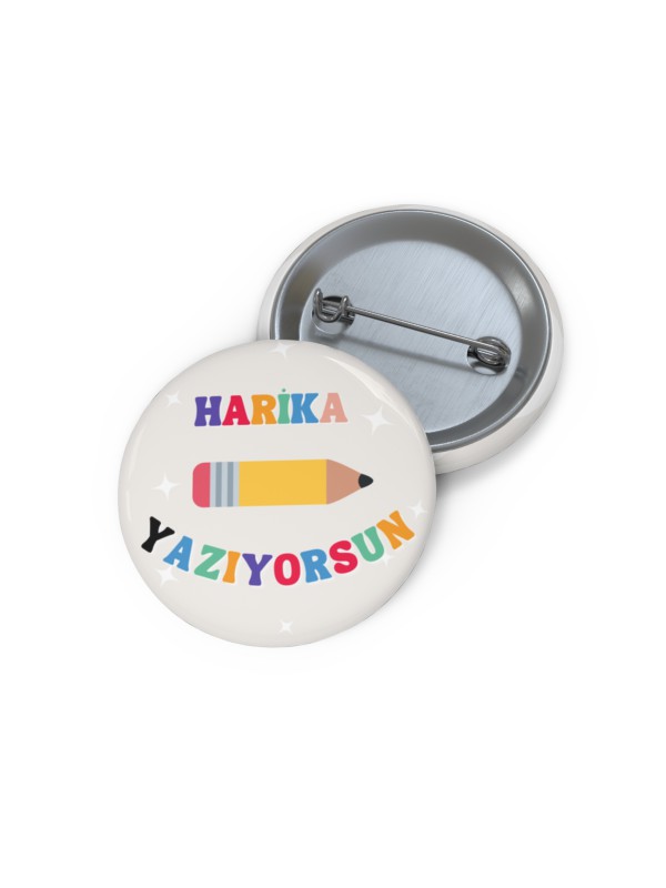 Harika Yazıyorsun 1 Metal Rozet … Harika Yazıyorsun 1 Metal Rozet …