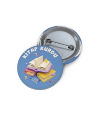 Kitap Kurdu 2 Metal Rozet 