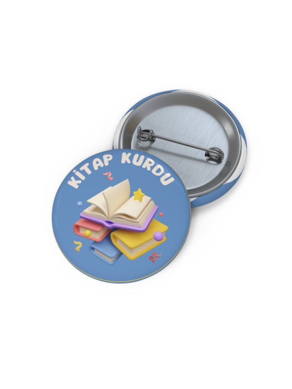 Kitap Kurdu 2 Metal Rozet Kitap Kurdu 2 Metal Rozet