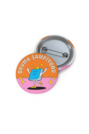 Okuma Şampiyonu Metal Rozet …