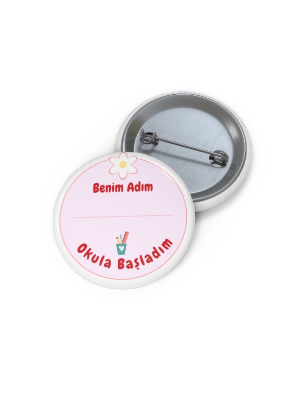 Okuluna Hoş Geldin Metal Rozet (Model 10)