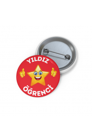 Yıldız Öğrenci 1 Metal Rozet …